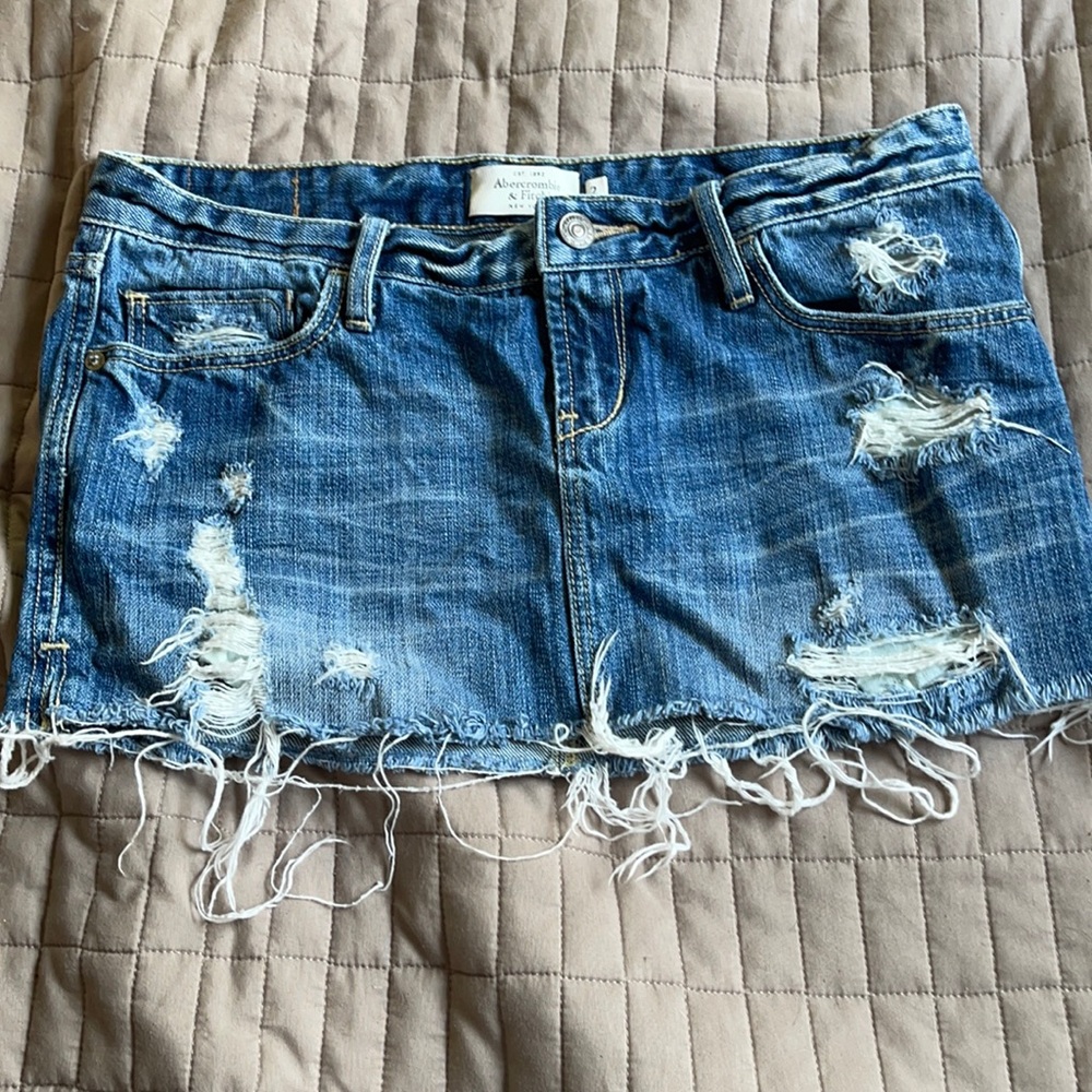 A&F Jean skirt
